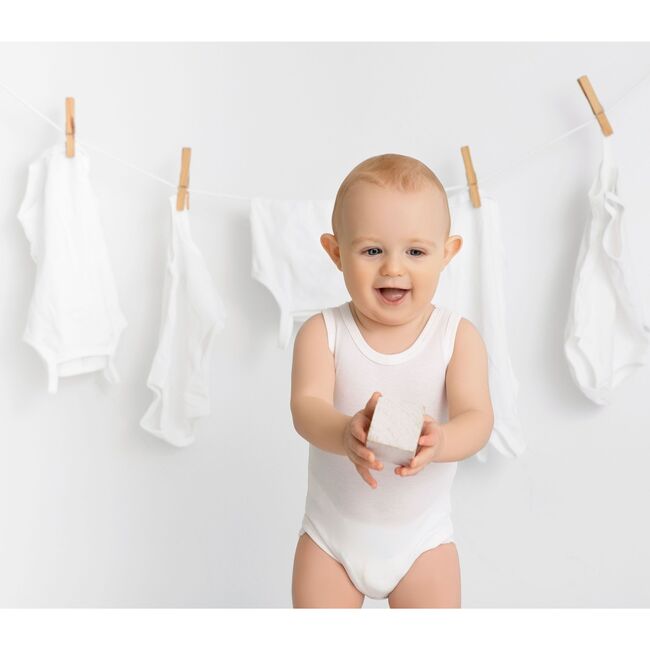 Baby Boy Undershirts-3 Pack, White - Shirts - 6