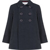 Pimlico Coat, Prince of Wales Navy - Wool Coats - 1 - thumbnail