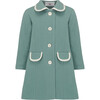 Kensington Coat, Royal Duck Egg - Wool Coats - 1 - thumbnail