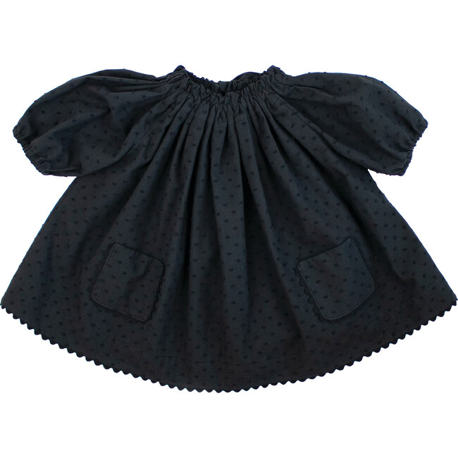 Sabine Dress Set, Black Swiss Dot