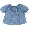 Jane Top, Chambray Swiss Dot - Blouses - 1 - thumbnail