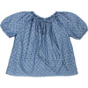 Jane Top, Chambray Swiss Dot - Blouses - 3
