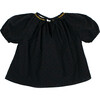 Jane Top, Black Swiss Dot - Blouses - 3