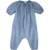 Erica Romper, Chambray Swiss Dot - Rompers - 3