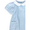 Christopher Romper, Blue & White Gingham - Rompers - 3