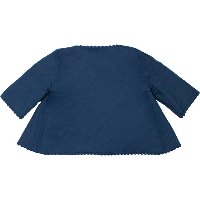 Elvira Jacket, Chambray Swiss Dot & Navy - Jackets - 4