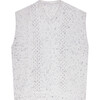 Women's Noel Waistcoat, Natural - Sweaters - 1 - thumbnail