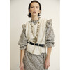 Women's Noel Waistcoat, Natural - Sweaters - 3
