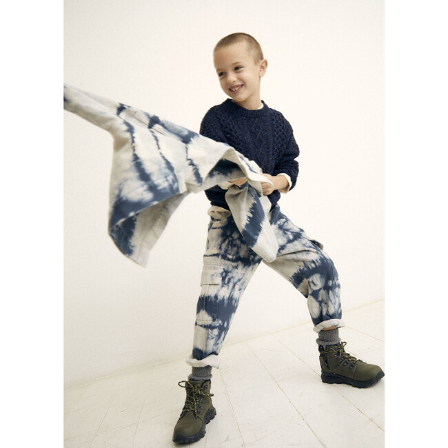 Vincent Pant, Tie Dye Navy - Pants - 3