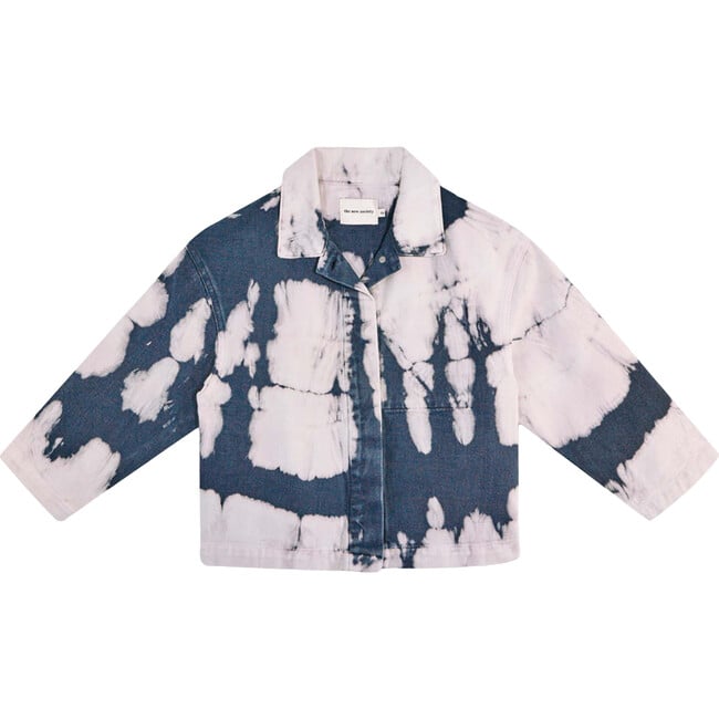 Vincent Shirt Jacket, Tie Dye Navy