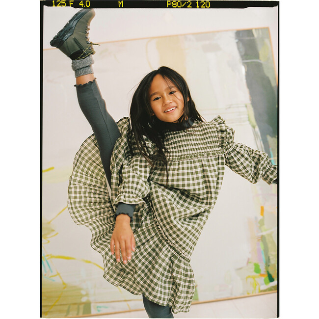 Dominique Dress, Herb Check - Dresses - 3