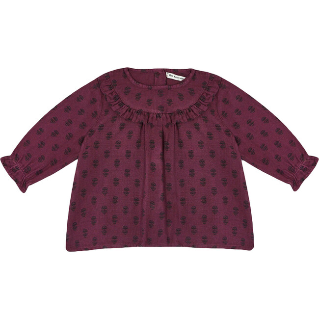 Annet Baby Blouse, Stamp Print - Blouses - 1