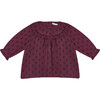 Annet Baby Blouse, Stamp Print - Blouses - 1 - thumbnail