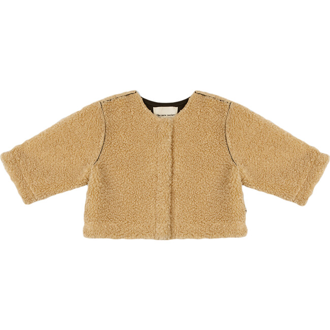 Hannah Baby Coat, Natural - Wool Coats - 1