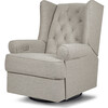 Harbour Electronic Recliner and Swivel Glider, Performance Grey Eco-Weave - Nursery Chairs - 1 - thumbnail