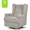 Harbour Electronic Recliner and Swivel Glider, Performance Grey Eco-Weave - Nursery Chairs - 2