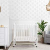 Jenny Lind 3-in-1 Convertible Mini Crib, White - Cribs - 2 - thumbnail