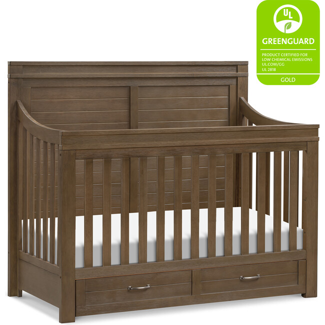 Wesley Farmhouse Storage Crib, Stablewood - Cribs - 4