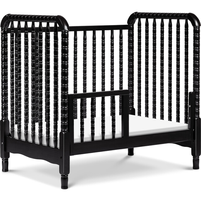 Jenny Lind 3-in-1 Convertible Mini Crib, Ebony - Cribs - 4