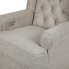 Harbour Electronic Recliner and Swivel Glider, Performance Grey Eco-Weave - Nursery Chairs - 6