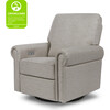 Linden Electronic Recliner and Swivel Glider, Performance Grey Eco-Weave - Nursery Chairs - 3