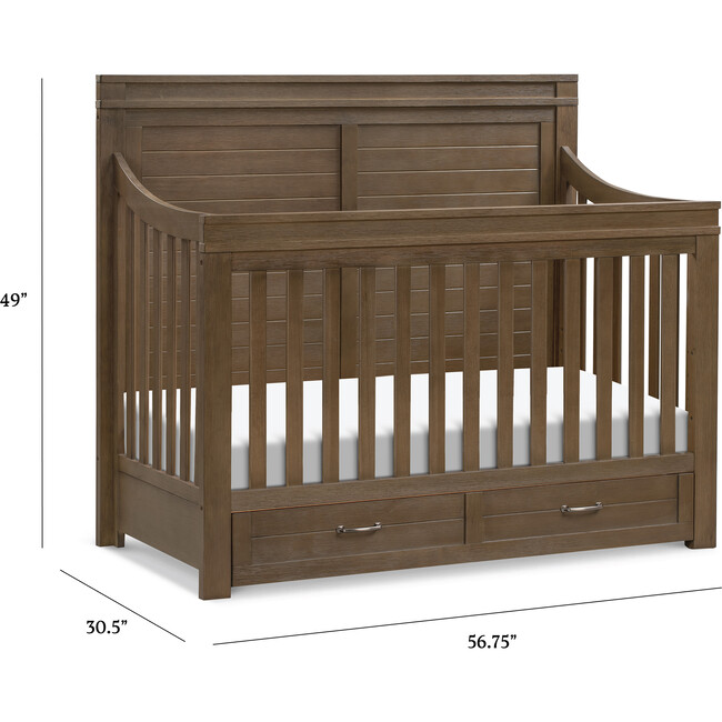 Wesley Farmhouse Storage Crib, Stablewood - Cribs - 8