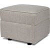 Willa-Alden Gliding Ottoman, Performance Grey Eco-Weave - Ottomans - 1 - thumbnail