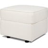 Willa-Alden Gliding Ottoman, Performance Cream Eco-Weave - Ottomans - 1 - thumbnail