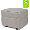 Willa-Alden Gliding Ottoman, Performance Grey Eco-Weave - Ottomans - 2