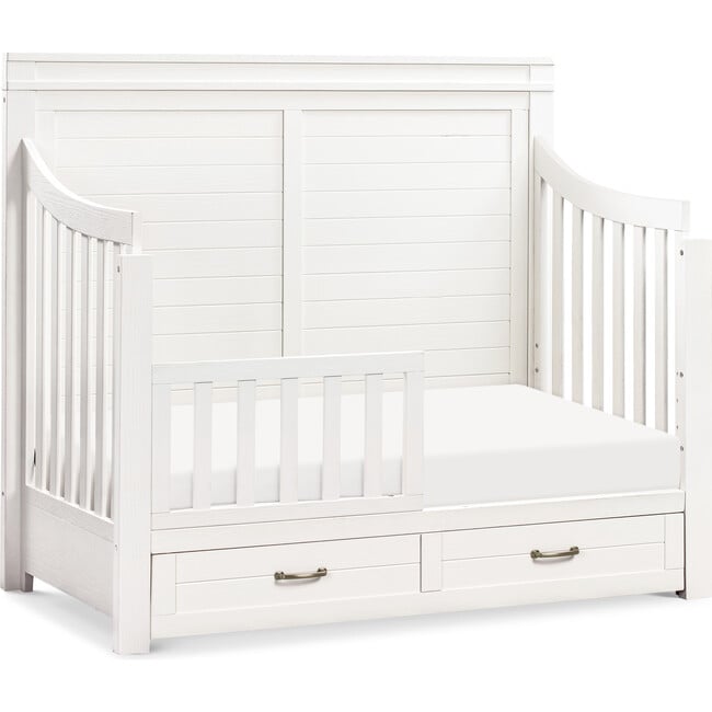 Wesley Farmhouse Storage Crib, Heirloom White - Cribs - 6