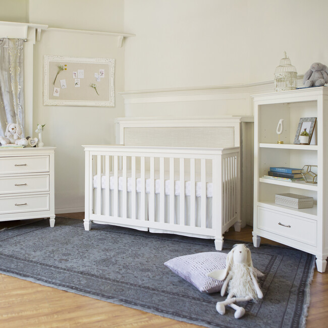 Darlington 4-in-1 Convertible Crib, Warm White - Cribs - 3