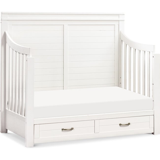 Wesley Farmhouse Storage Crib, Heirloom White - Cribs - 7