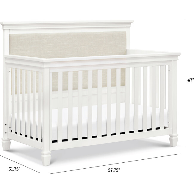 Darlington 4-in-1 Convertible Crib, Warm White - Cribs - 8