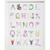 Chinoiserie Alphabet, 16" x 20" - Art - 1 - thumbnail