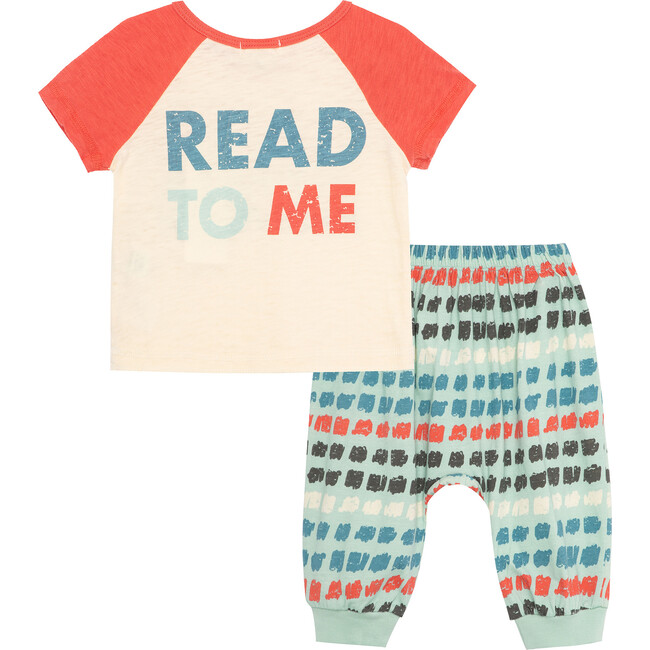 Read To Me Pant Set, Off-White