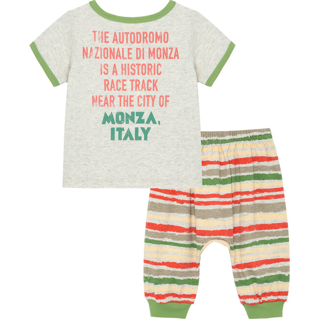 Racetrack Pant Set, Grey Heather - Two Pieces - 2