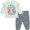 Achieve Big Things Pant Set, Blue - Mixed Apparel Set - 1 - thumbnail