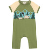 The Nature Conservancy X Peek Raccoon Coverall, Green - Onesies - 1 - thumbnail
