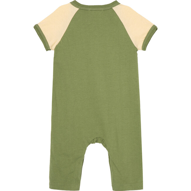 The Nature Conservancy X Peek Raccoon Coverall, Green - Onesies - 2