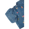 Embroiderey And Dots Pant Set, Indigo - Mixed Apparel Set - 3