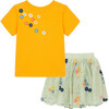 Petite Noix Skirt Set, Orange - Two Pieces - 2