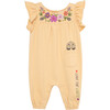 The Nature Conservancy X Peek Flower Coverall, Beige - Onesies - 1 - thumbnail