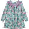 Smocked Collar Dress, Print - Dresses - 1 - thumbnail