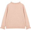 Embroidered Flowers Sweater, Peach - Sweaters - 2