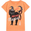 Black Cat Tee, Orange - Tees - 1 - thumbnail