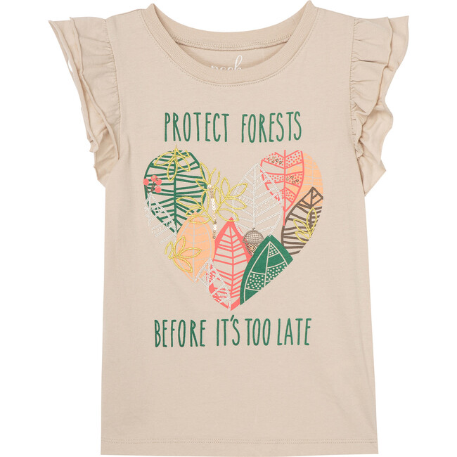 The Nature Conservancy X Peek Protect Our Forests Tee, Beige