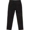 Knit Denim Pant, Black - Pants - 2