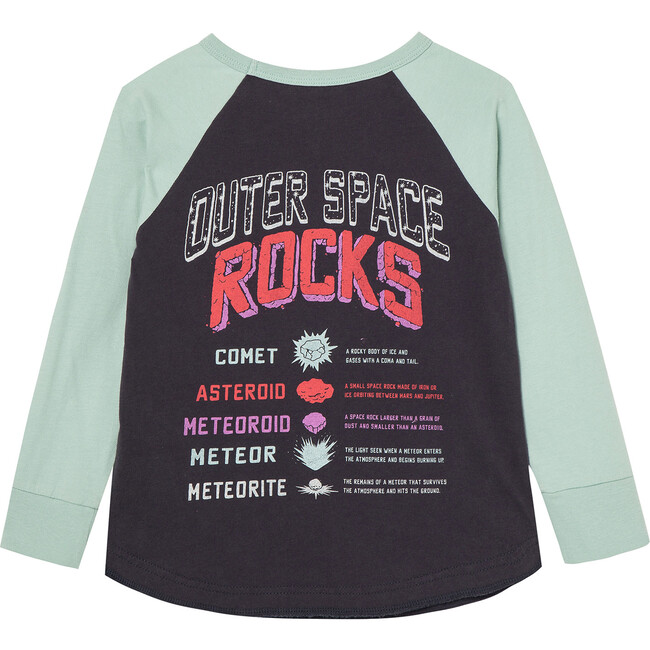 Outer Space Rocks Tee, Navy