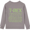 T-Rex Sweatshirt, Grey - Sweatshirts - 2