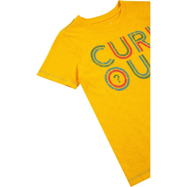 Curious Tee, Yellow - Tees - 3